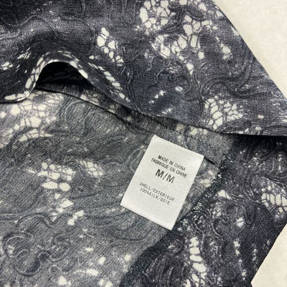 Theory Womens Abstract Print Silk Tank Top Medium Work Casual Lightweight Blouse - Picture 8 of 10